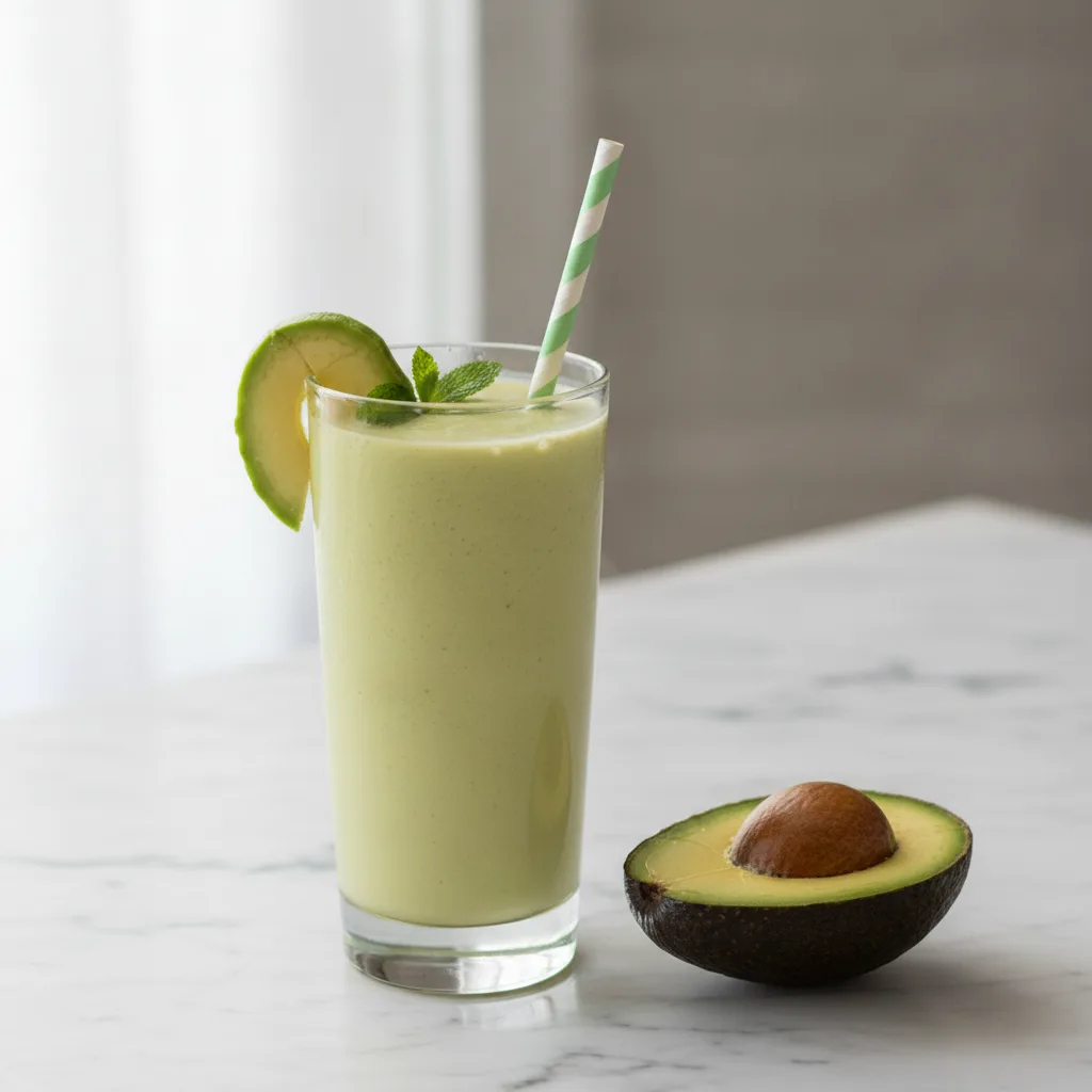 Creamy Avocado Smoothie (Low-Carb & Sugar-Free)
