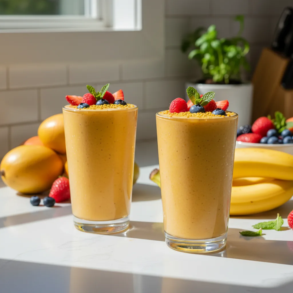 Bee Pollen Smoothie (Creamy & Energizing)