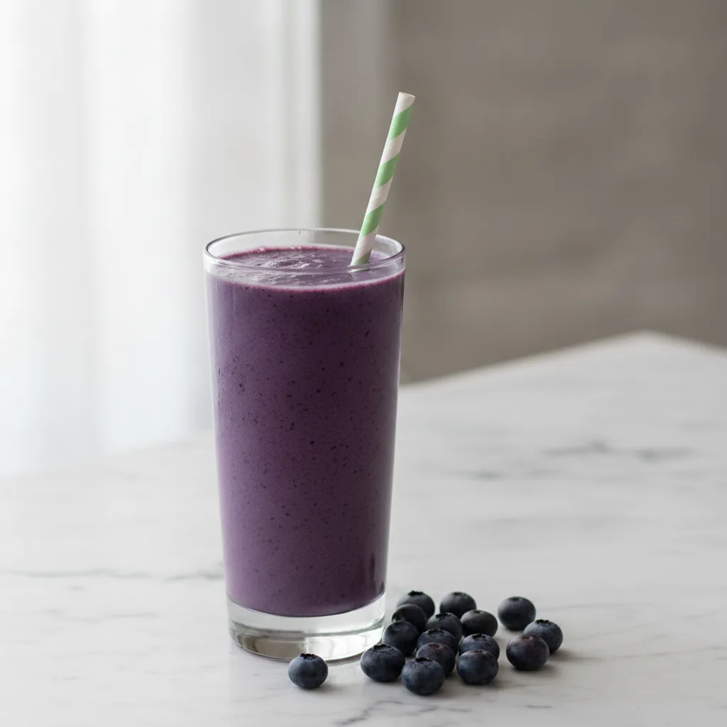 Blueberry Antioxidant Smoothie (Low-Carb)
