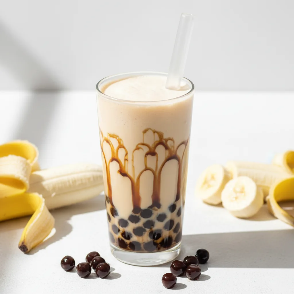 Boba Smoothie (Homemade Bubble Tea Style)