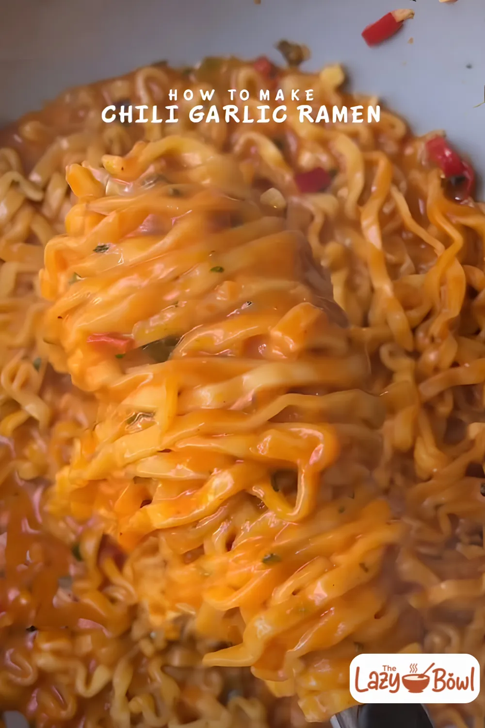 Chili Garlic Ramen (Spicy, Cheesy & Ready in 15 Minutes)