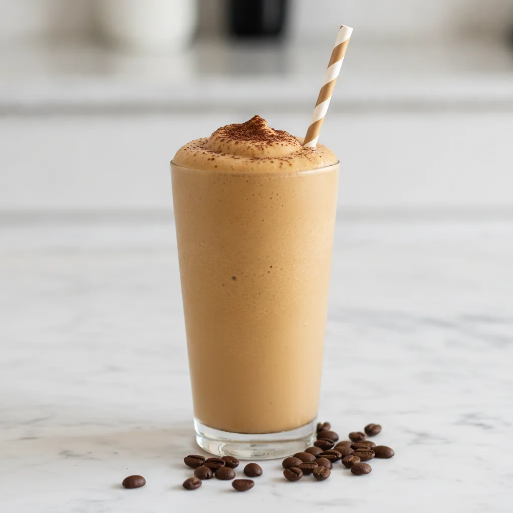 Creamy Coffee Smoothie (Breakfast in a Glass)