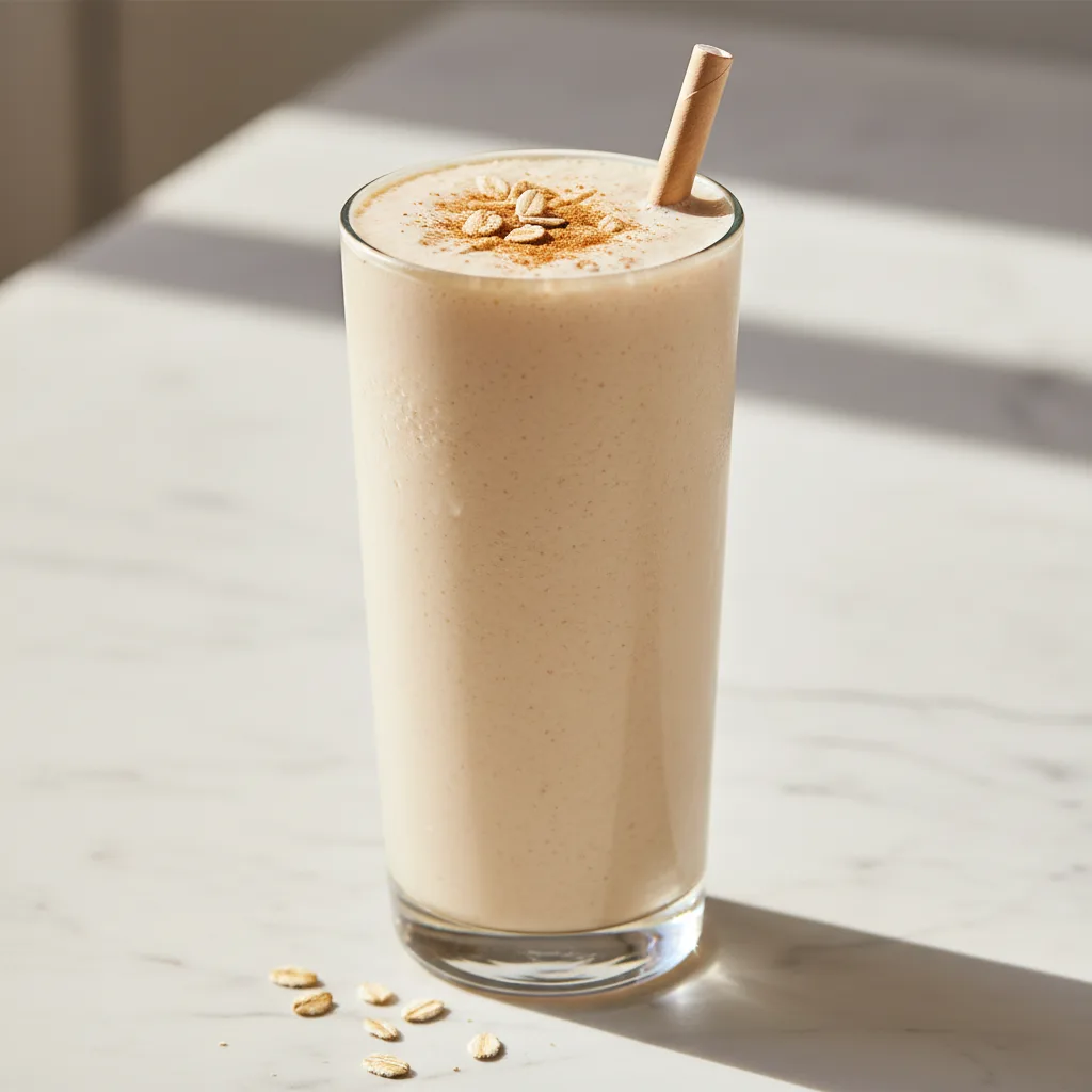Creamy Oatmeal Breakfast Smoothie