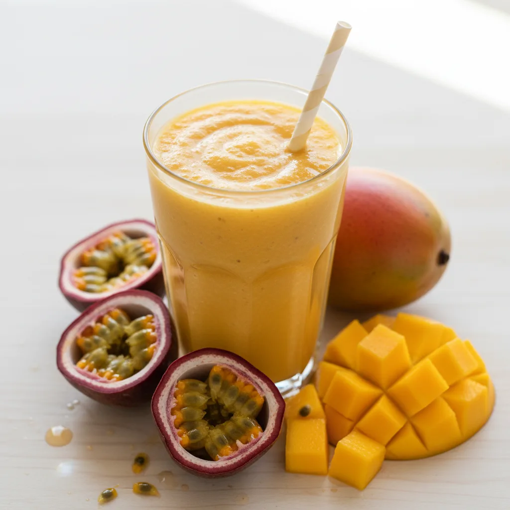 Passion Fruit Smoothie (Creamy, Tangy & Tropical)